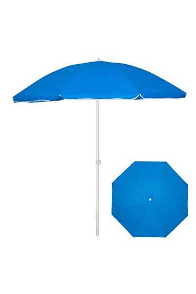 OEM Umbrela de Plaja Bleu Cadru Metalic Ø1.80 metri