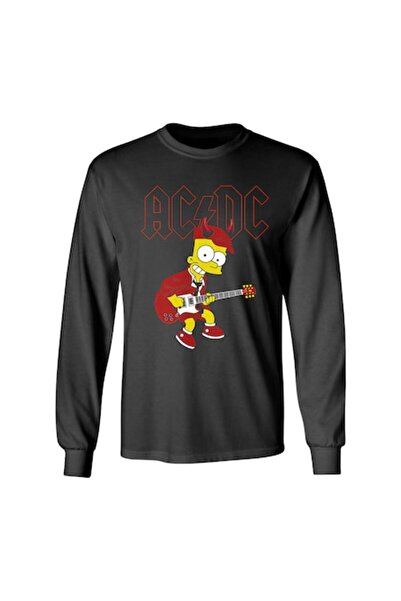 OEM Long Sleeve T-Shirt, Black, AC/DC, Simson, Size M