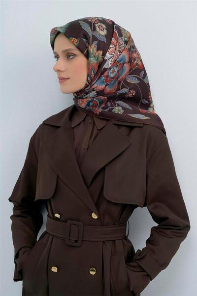 Armine Eșarfă din mătase pură tip twill 9523D 07