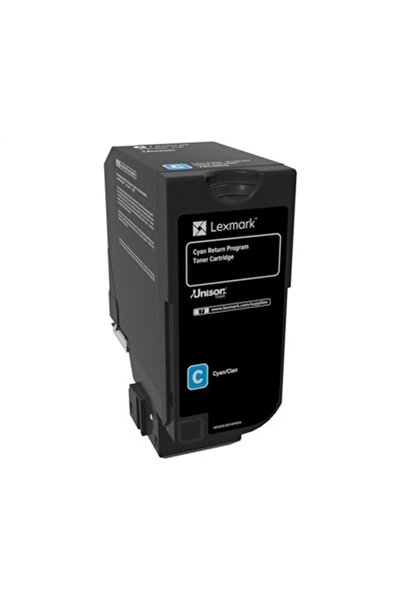 Lexmark بيانات-x178 74C50C0 3000 صفحة أزرق سماوي حبر CS720-725 CX725