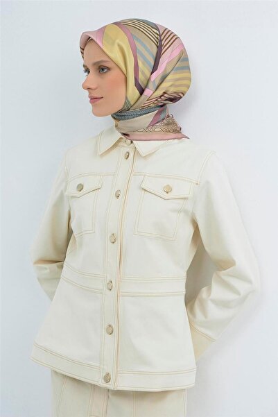 Armine Eșarfă din mătase pură tip twill 9521D 02