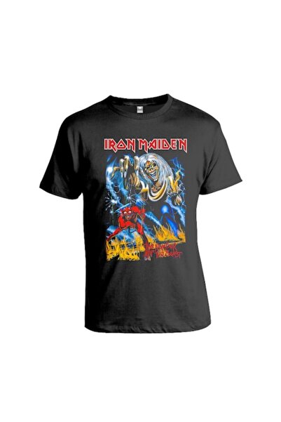 OEM Iron Maiden T-Shirt, The Number of the Beast, Black, Size L