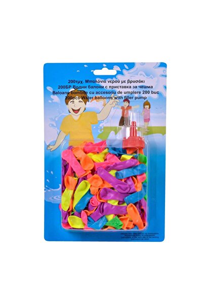 OEM Baloane Colorate Fluorescente cu Adaptor pentru Apa - 200buc