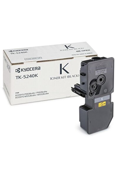 KYOCERA حبر ناسخة أصلي أسود data-ez82 TK-5240K لطابعات Ecosys M5526cdn-5526cd...