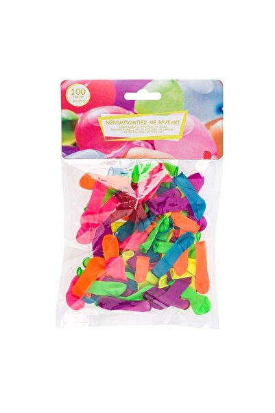 OEM Colorful Balloons with Water Adapter - 100pcs