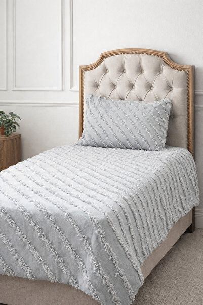 lusso stile Vitelli Μονό Φουντωτό Κάλυμμα Κρεβατιού 180 x 250 Μονό Μαξιλάρι Μονό