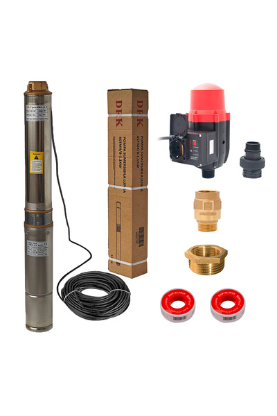 pro tools store romania Pompă submersibilă cu 8 turbine, 1100 W, 5 m³/h + pre...