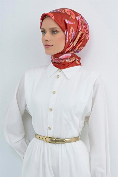 Armine Eșarfă din mătase pură tip twill 9532D 35