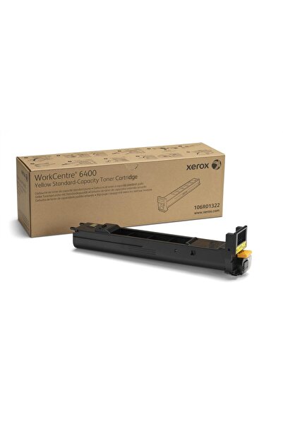 Xerox حبر أصفر بسعة قياسية لطابعة WorkCentre 6400 طراز data-p919 106R01322، ي...