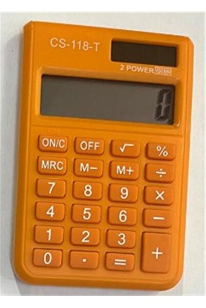 CSL آلة حاسبة من نوع الجيب بـ 8 أرقام برتقالية من نوع data-u639 CS-118-T