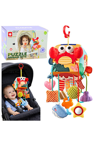 LEAN Cub senzorial de agatat pentru pat, animale marine