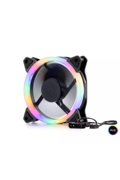 HADRUN مروحة هادرون داتا-إم148 إتش دي إكس1522، 4 دبابيس، إضاءة آر جي بي، 12 س...