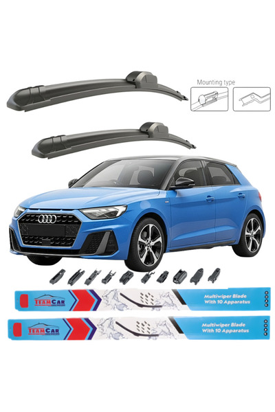 TEAMCAR Ștergătoare de parbriz Audi A1 (Sportback GBA) 2018+ – Set față