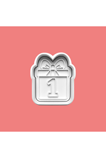 Sekovlog59 I'M One Year Old Birthday Gift Patterned Cookie and Candy Dough Mo...