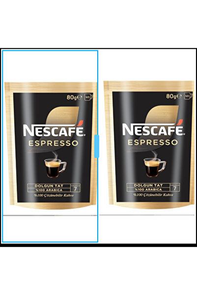 Nescafe Nescafé Espresso Kahve Ekonomik Paket 80 g ADET