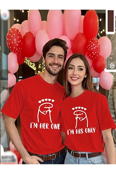 Deocept Couple Combination 1 Piece Women's Model Valentine's Day Printed Comf...