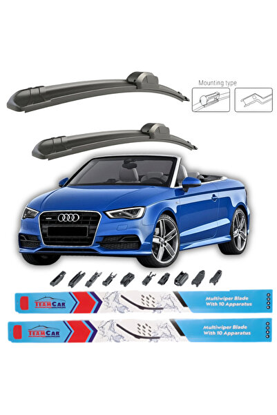 TEAMCAR Ștergătoare de parbriz Audi A3 (8V7) CABRIOLET 2013-2020 – Set față