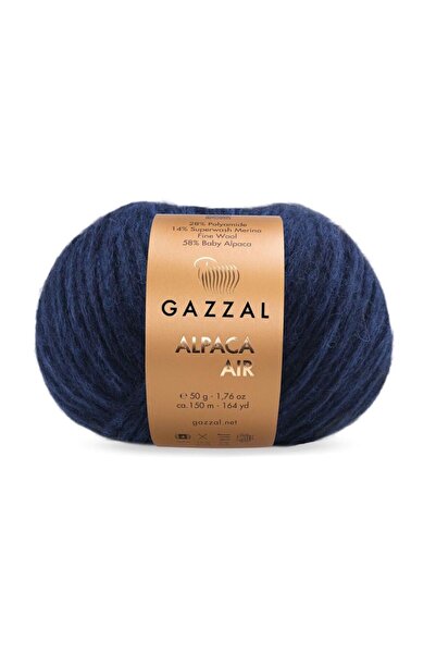 Gazzal Alpaca Air %58 Baby Alpaka %14 Merino %28 Polyamid – 50 g 150 m Örgü İ...