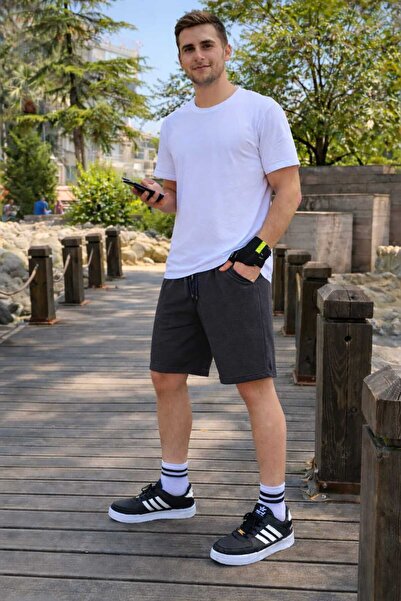 TREND ALİSSE Pantaloni scurți sport SMOKED BERMUDA pentru bărbați - Pantaloni...