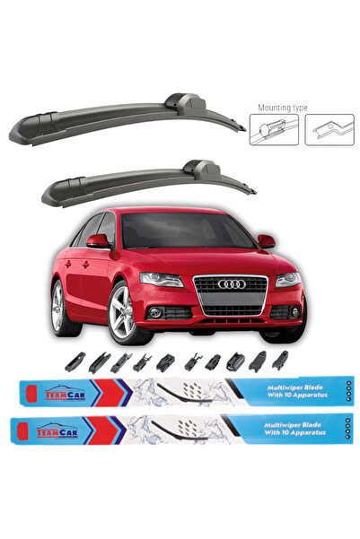 TEAMCAR Υαλοκαθαριστήρες Audi A4 (B8, 8K2) SEDAN 2007-2011 Εμπρός σετ