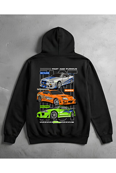 ZAFFİEL سويت شيرت سيارات السرعة والغضب