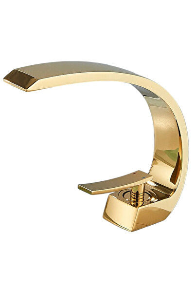 BisDesign Baterie pentru chiuvetă/cadă de baie, finisaj auriu lucios, model S...