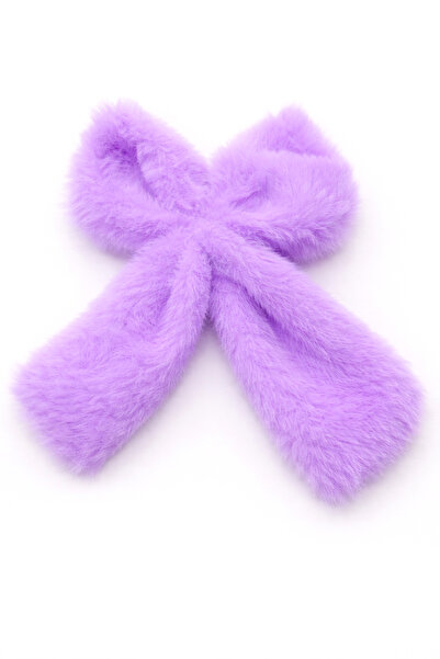 MakeWell Colorful Plush Clip Hairpins with Plush Bow Design