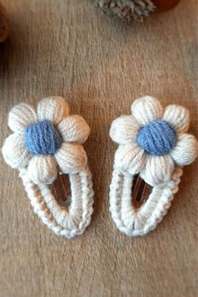 zanaatçı anne Σετ χειροποίητων πλεκτών κλιπ αμιγκουρούμι 2 τεμαχίων Pofidik D...