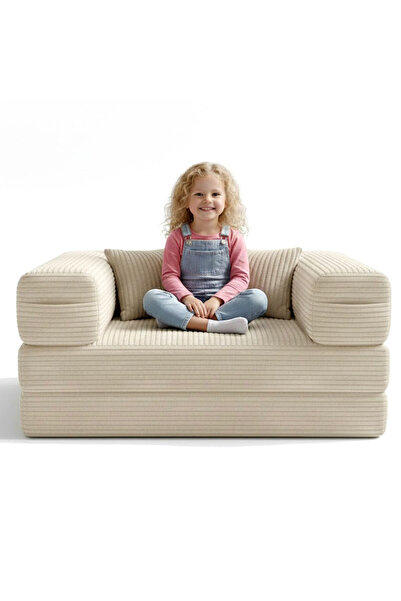 foamly 140x70 cm Modüler Çocuk Koltuğu - Fonksiyonel Oyun Minderi ve Kanepe T...