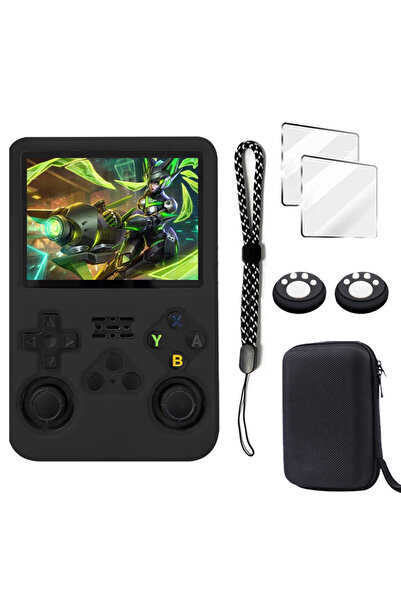 Choice Black Set Protective case For R36S Silicone Case Soft 360° drop protec...