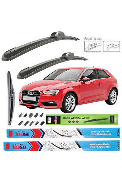TEAMCAR Чистачки за Audi A3 (8V1 3 врати) 2012-2020 пълен комплект
