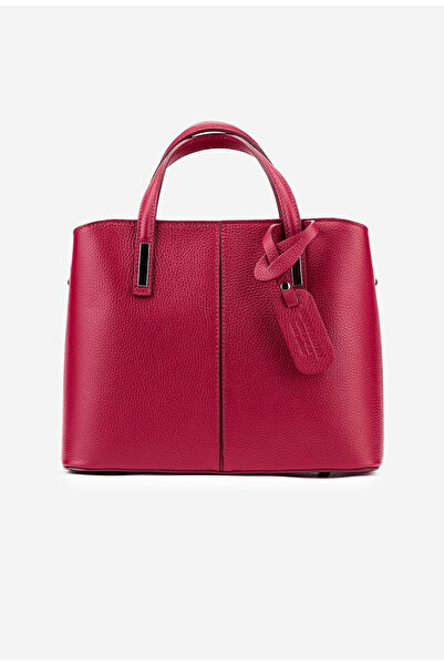 Dasha Women's red textured leather bag