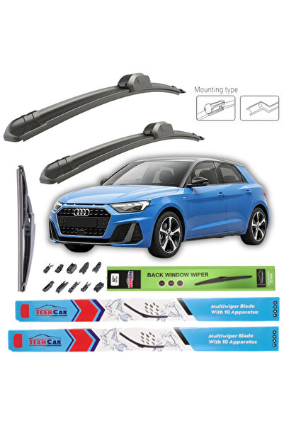 TEAMCAR Ștergătoare de parbriz Audi A1 (Sportback GBA) 2018+ Set complet