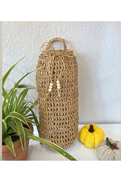 AY TASARIM MAKROME El örgüsü hasır poşetlik