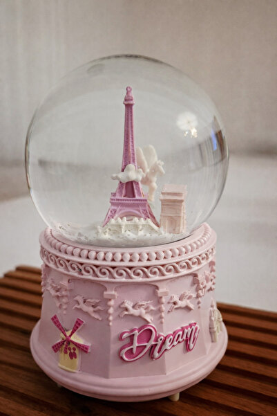 Müzikli Kar Küresi My Soft Life / Paris Eyfel Kulesi,Unicorn Müzikli/Renk Değ...