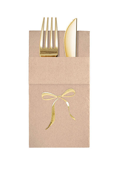 Story مناديل ورقية ملونة من ورق الكرافت مقاس 40 × 40 سم، مزينة بشريط على شكل ...