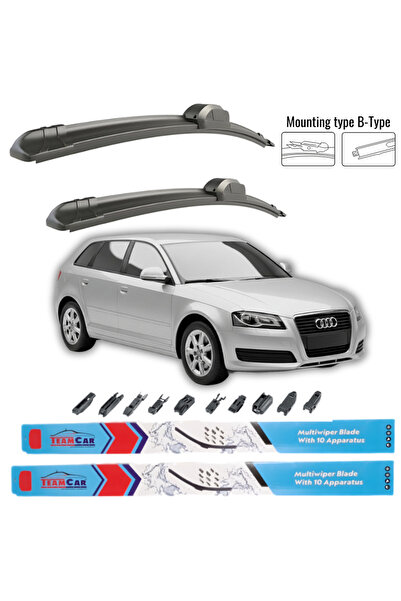 TEAMCAR Ștergătoare de parbriz Audi A3 (8P1 Facelift) 2008-2013 – Set față