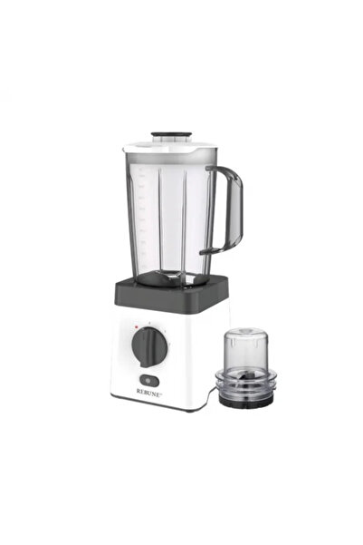 Rebon خلاط ومطحنة كهربائية 650 واط - سعة 2 لتر - 3 سرعات - أبيض