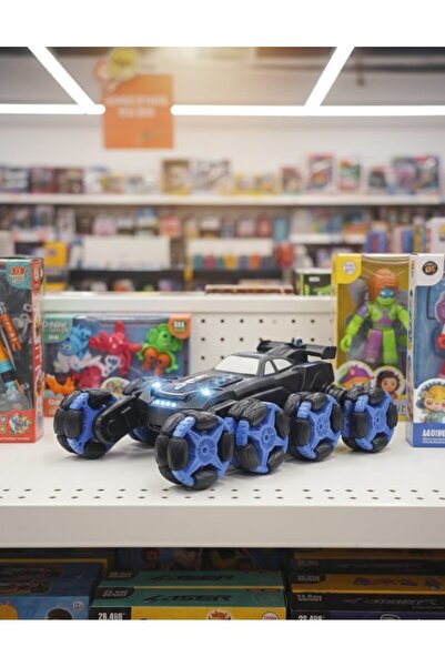 OYUNOYUNCAK LASER 2.4G 8-Tekerlekli MAVİ RENK Uzaktan Kumandalı Şarjlı Akroba...