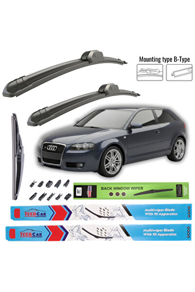TEAMCAR Чистачки за Audi A3 (8P1 3 врати) 2004-2008 пълен комплект