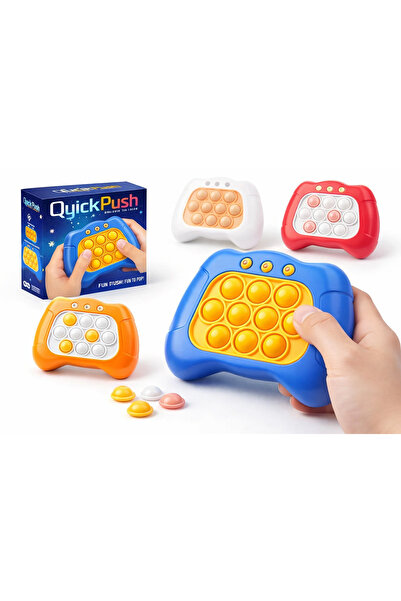 TeknoEser Elektronik Pop It Quick Push Oyunu – Işıklı Sesli Stres Azaltıcı Ze...