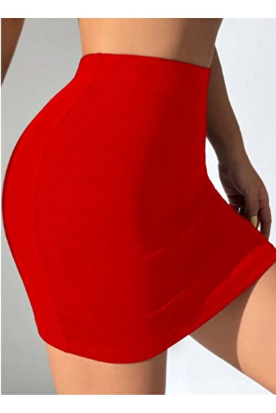 MRDN MODA Γυναικεία μίνι φούστα που δένει στενά τα σχήματα