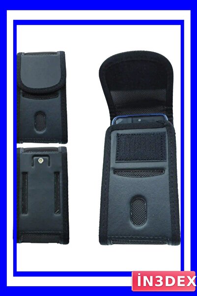 İN3DEX حافظة هاتف MSK04 مزودة بشريط فيلكرو مثبت على الحزام مقاس 17 × 8 سم بال...
