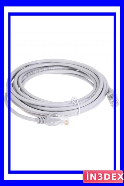 İN3DEX كابل إيثرنت PowerStar PW-5330 بطول 3 متر CAT5 لربط الشبكات