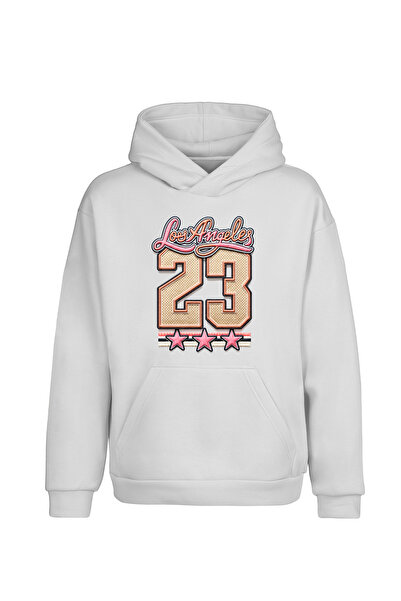 Gadali Унісекс-светр з великим кроєм і принтом Los Angeles 23 - худі