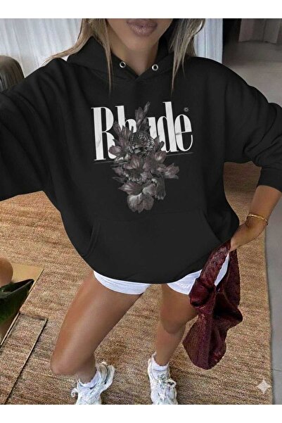 Framgan Unisex Γυναικείο φούτερ με κουκούλα και στάμπα Rhude