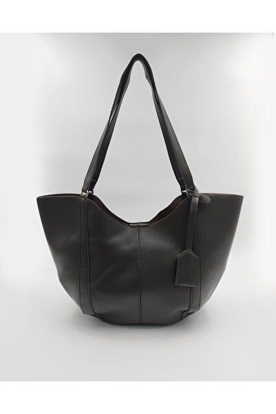 TUESFA Women's Faux Leather Shoulder Bag with 3 Compartments, Large Size, Sty...