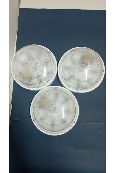 BERKS Glop Tavan Armatür 3 Adet Dekoratif .Porselen Duylu 1.Kalite Ekonomik ....