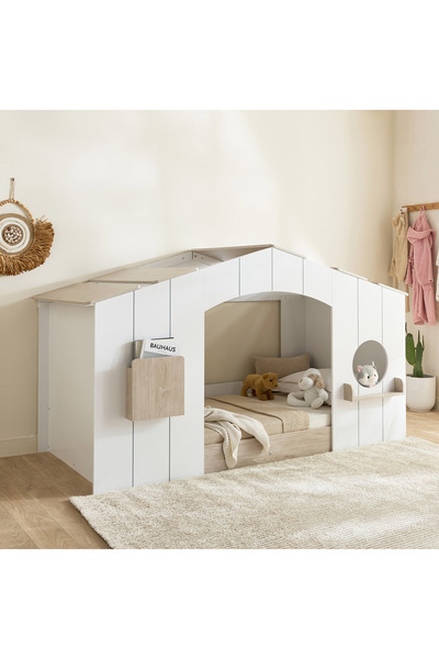 Home Box سرير فانيلا هالمستاد 90x190 هاوس - كانيون أوك وأبيض