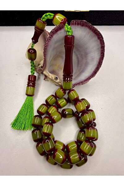 İskenderun Tesbihcilik Ottoman Imitation Amber Model Stick Squeeze Prayer Beads